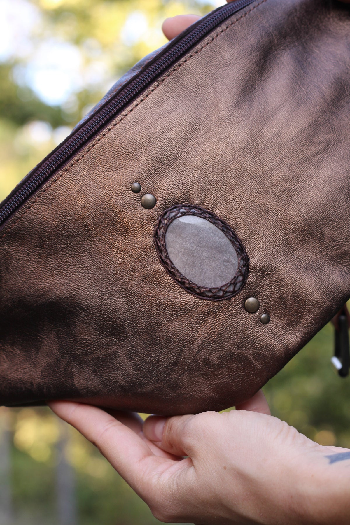 GAYA Bag | Silver Obsidian
