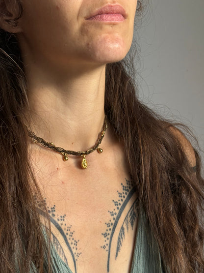 Brass Bead Choker | Inner Goddess Collection