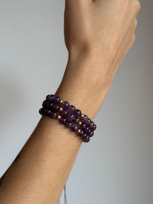 Crown of Persephone Bracelet | Anxiety | Amethyst