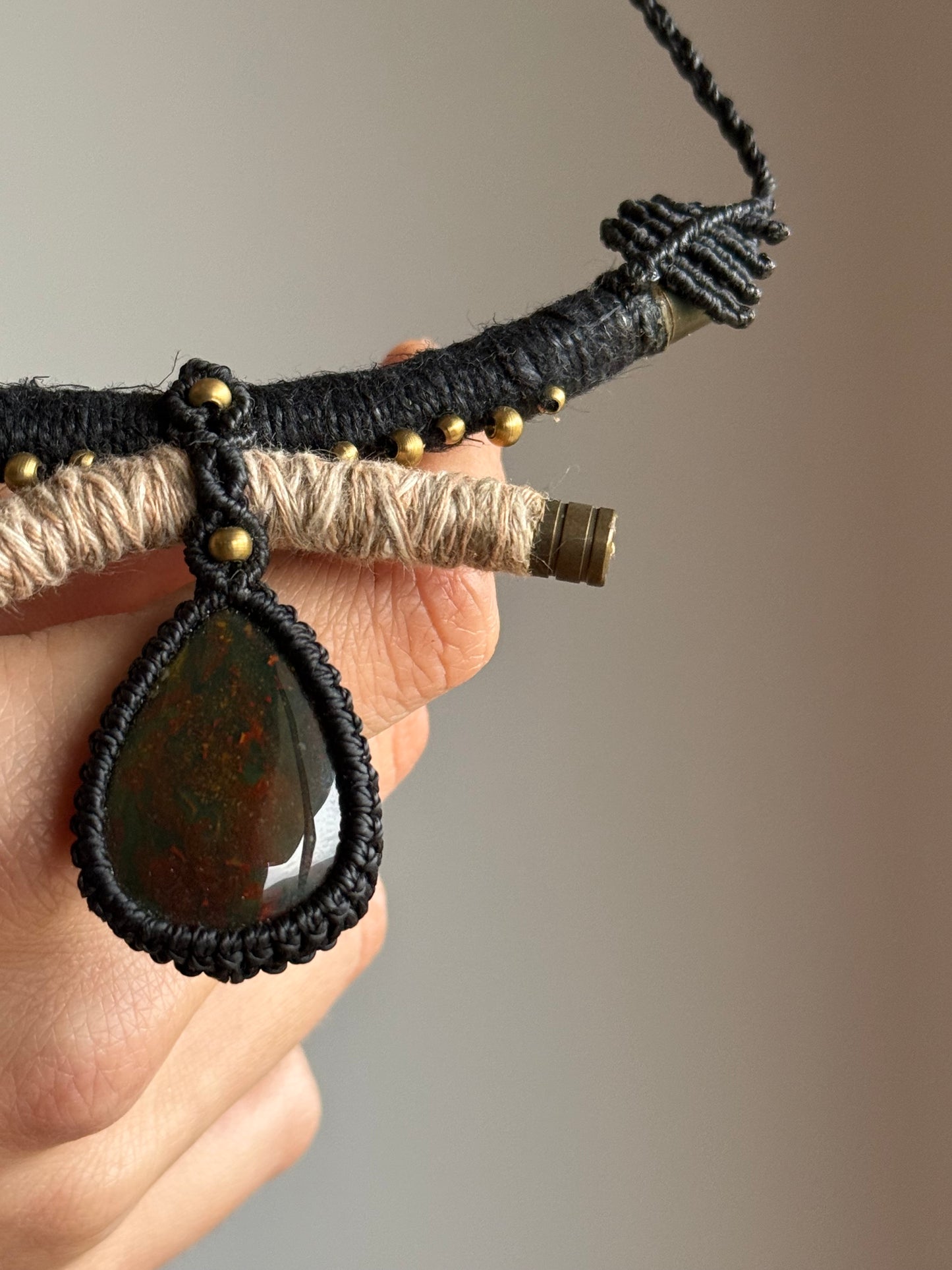 Dragon Blood Statement Necklace