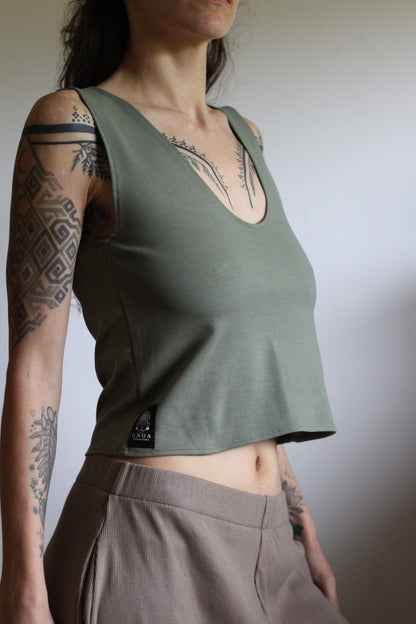 Crop top | Sage