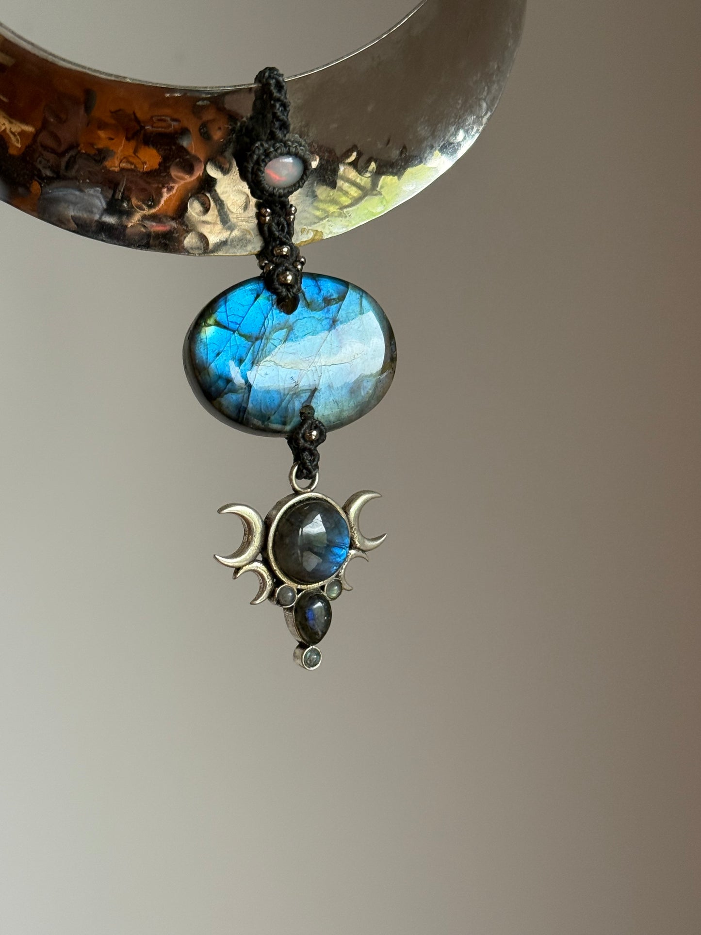 Opal & Labradorite Statement Necklace | Inner Goddess Collection