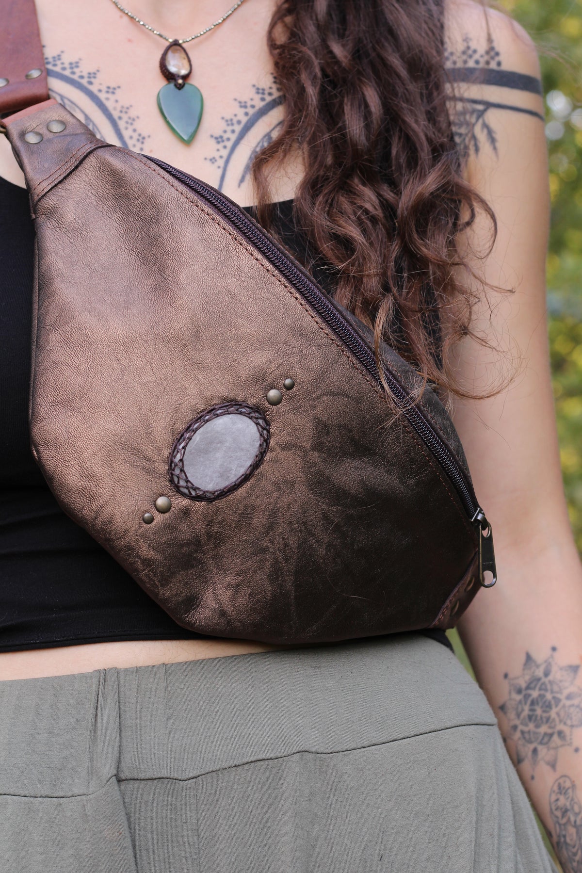 GAYA Bag | Silver Obsidian