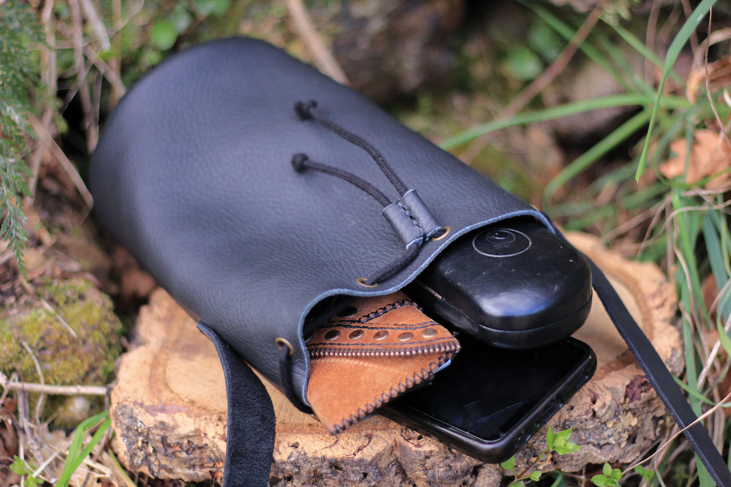 Mushie Bag | Brown & Green