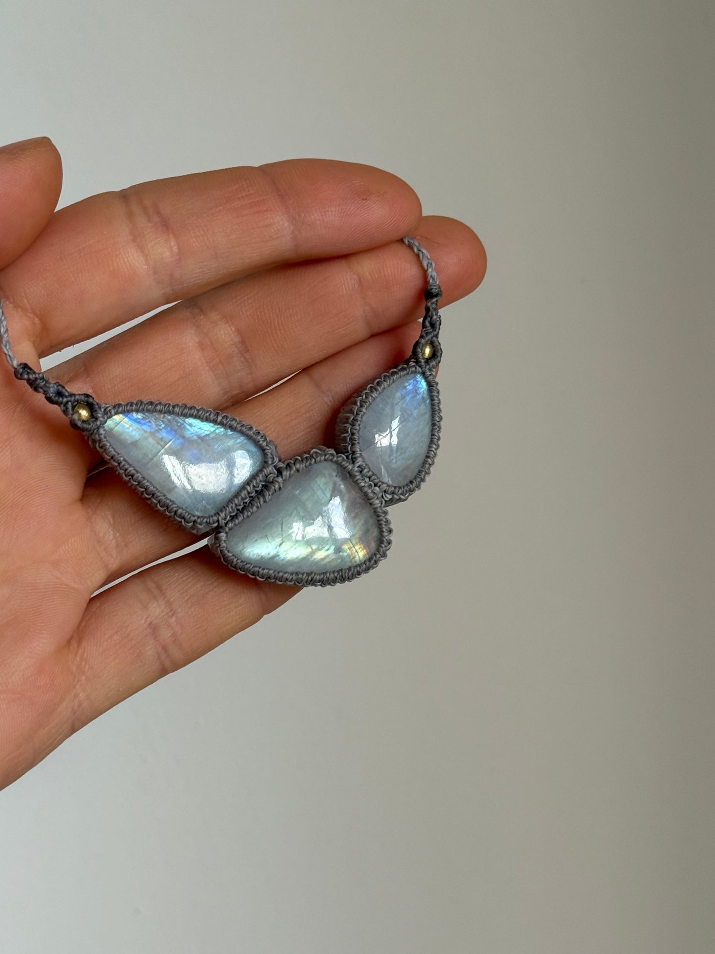 Assymetric Moonstone Neckalce | Soul Collection