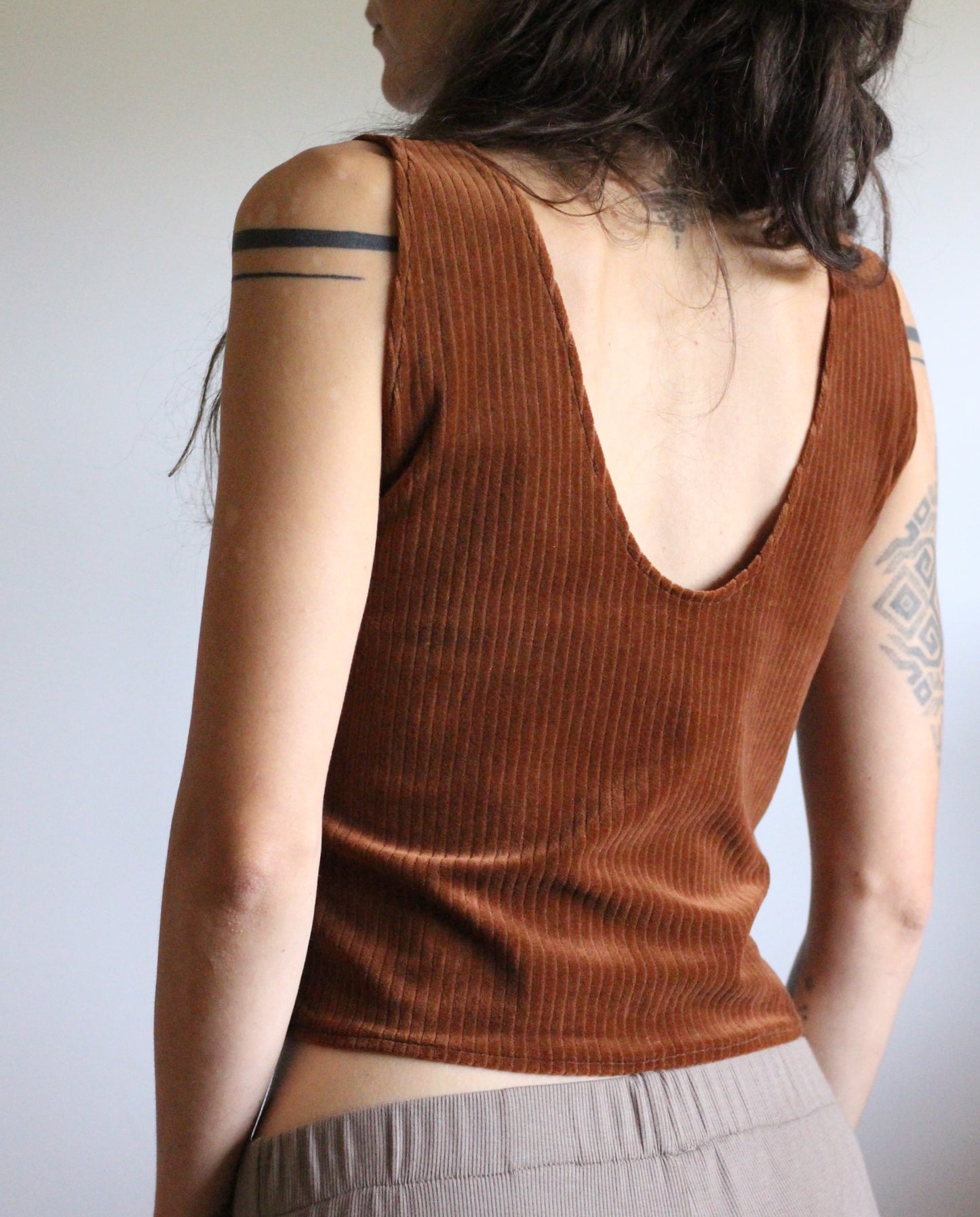 Crop top | Rusty Brown