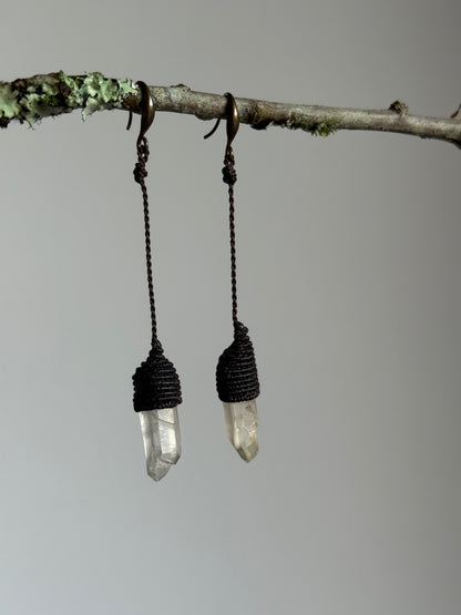 Crystal Quartz Earrings | Inner Goddess Collection