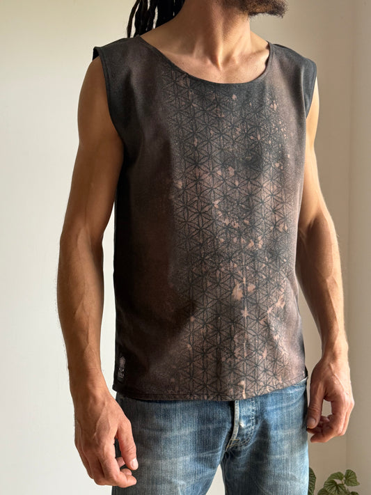 Men Sleeveless Shirt | Black |
