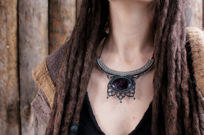 Amethyst Goddess necklace