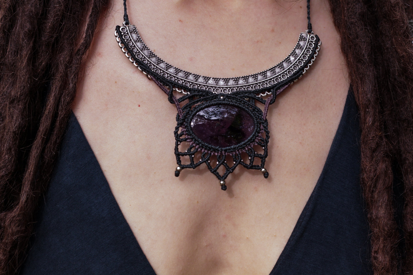 Amethyst Goddess necklace