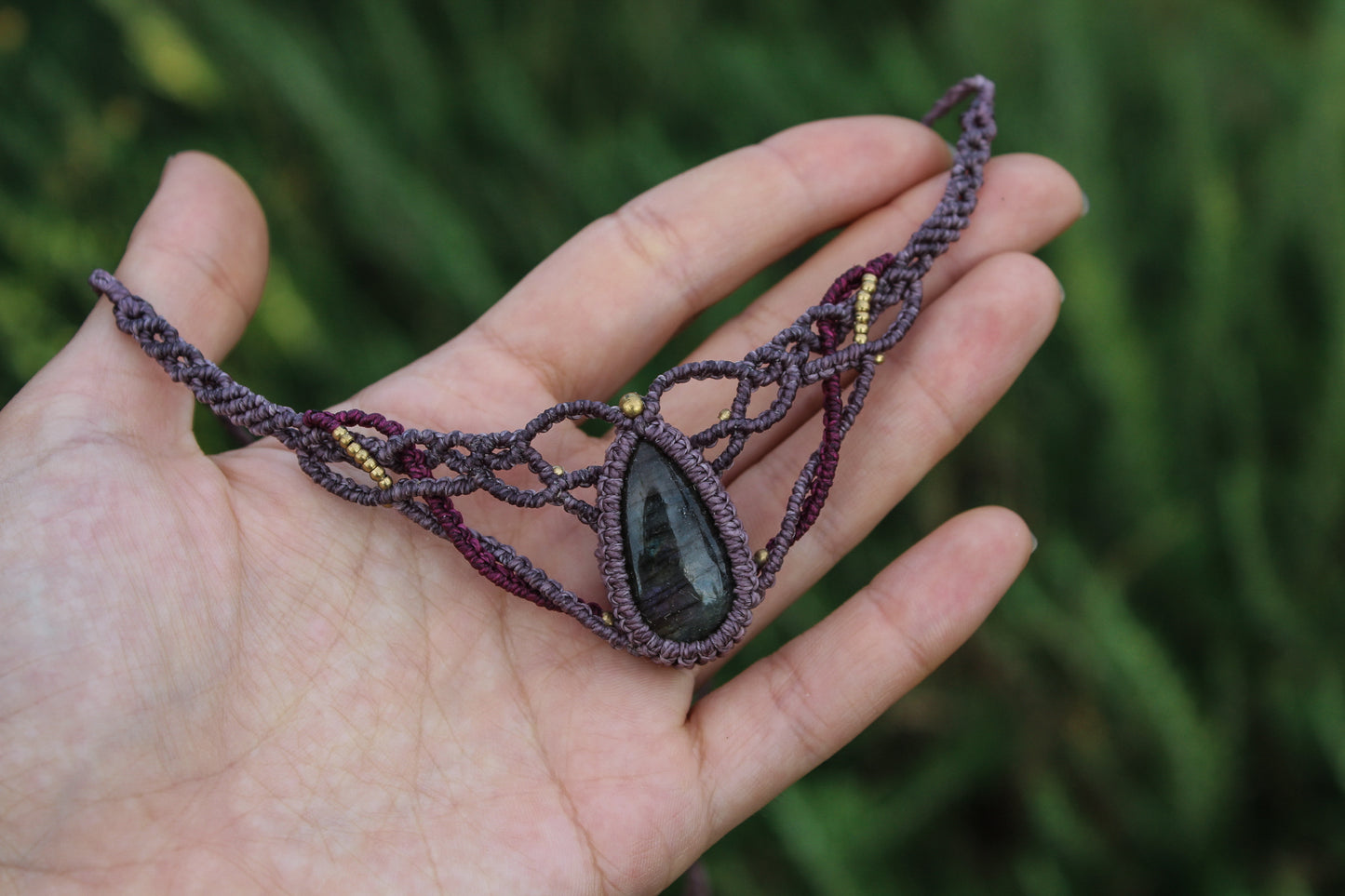 Fairy Necklace | Purple Labradorite