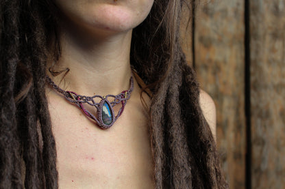 Fairy Necklace | Purple Labradorite