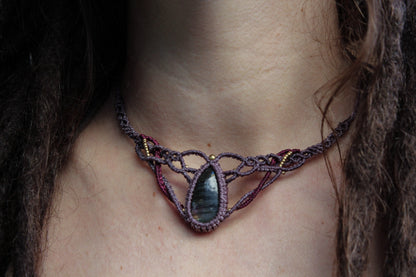 Fairy Necklace | Purple Labradorite