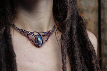 Fairy Necklace | Purple Labradorite