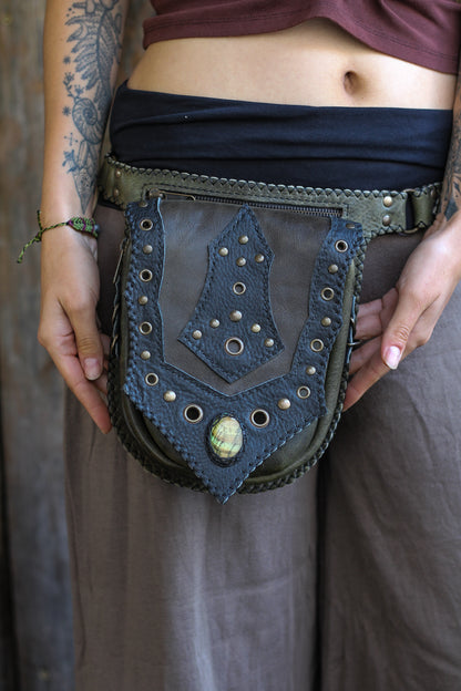 Labradorite waist bag