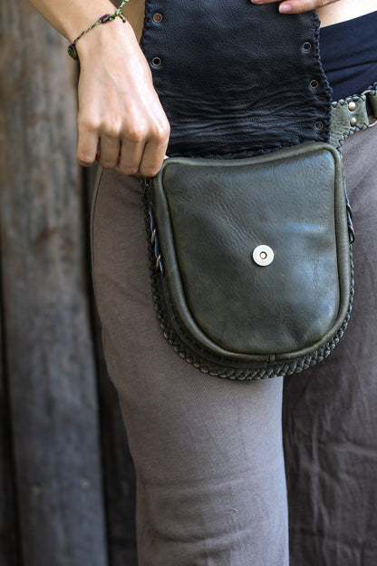 Labradorite waist bag