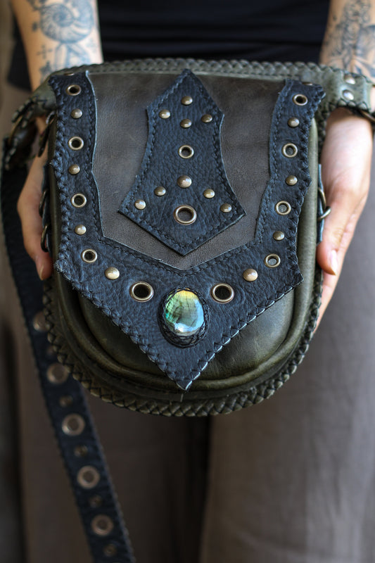 Labradorite waist bag