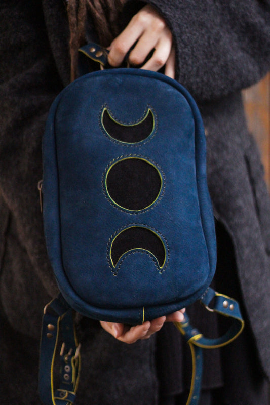 MOON BACKPACK | Blue & Yellow