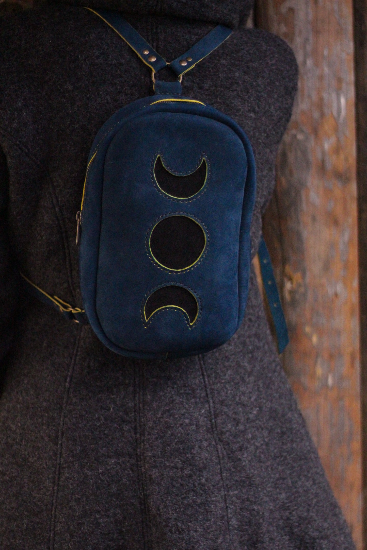 MOON BACKPACK | Blue & Yellow