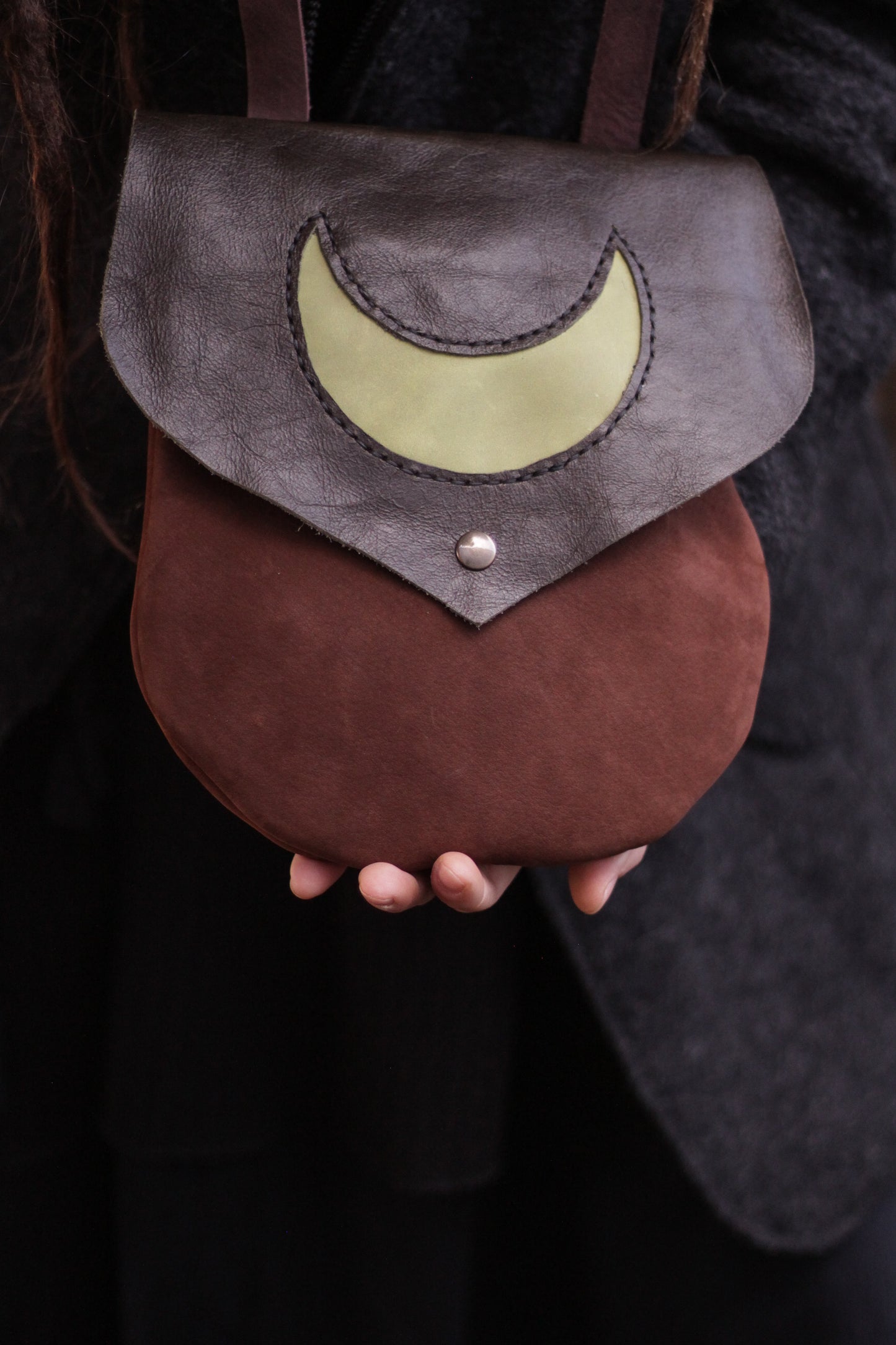 MOON Bag | Brown&Green