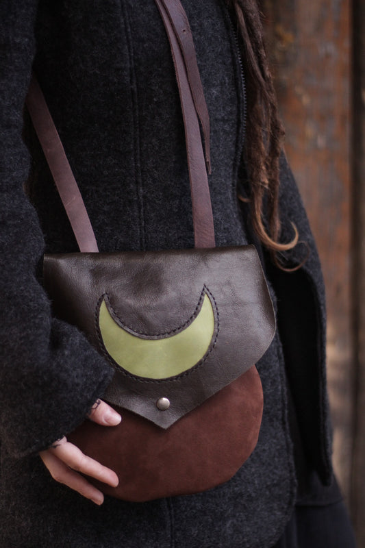 MOON Bag | Brown&Green