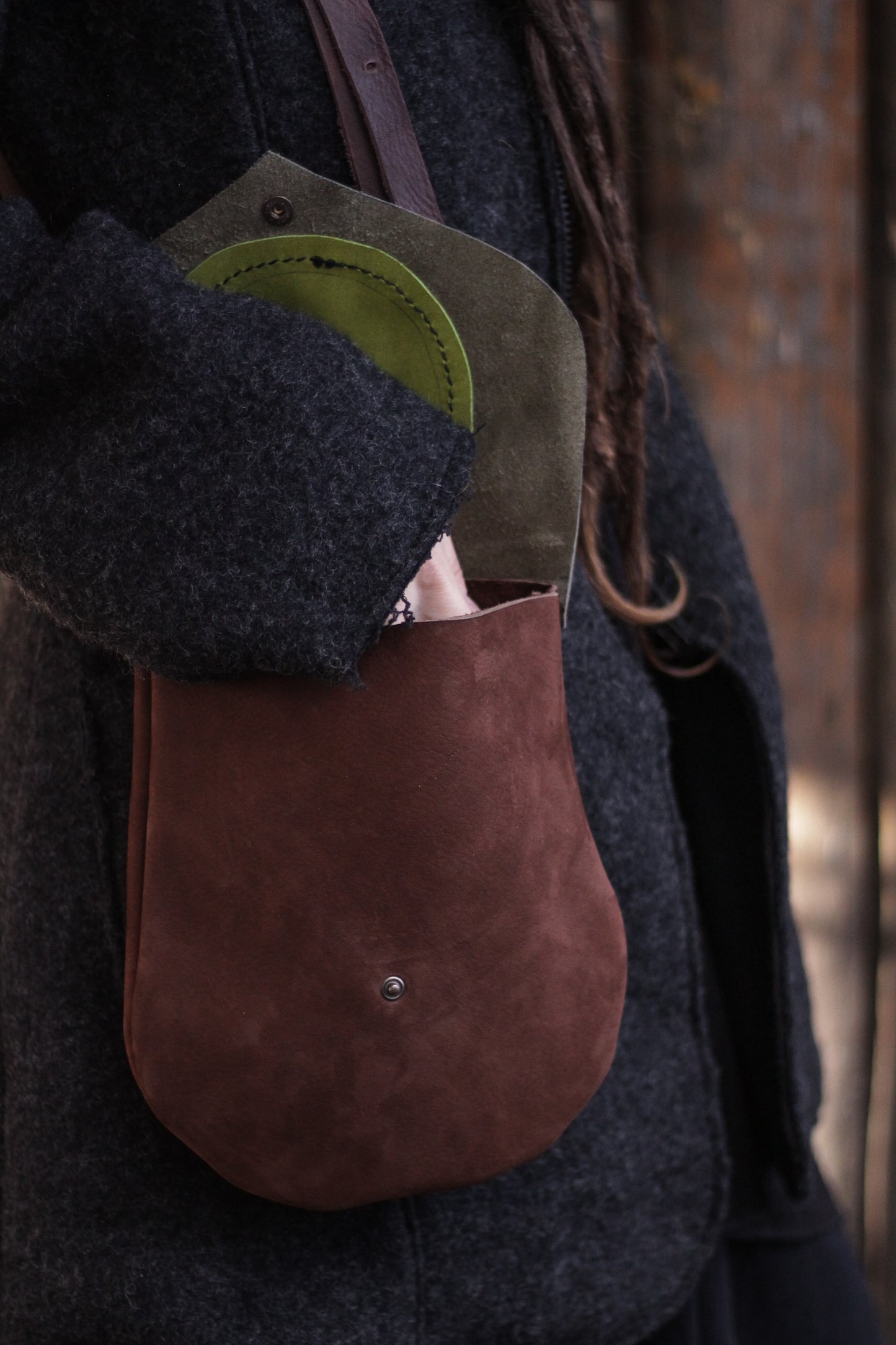 MOON Bag | Brown&Green