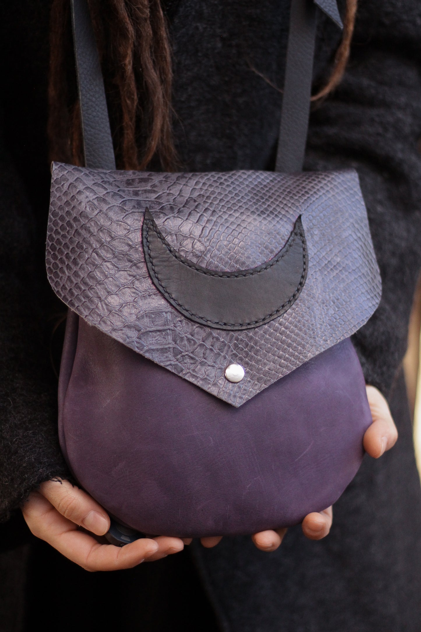 MOON Bag | Purple&Grey