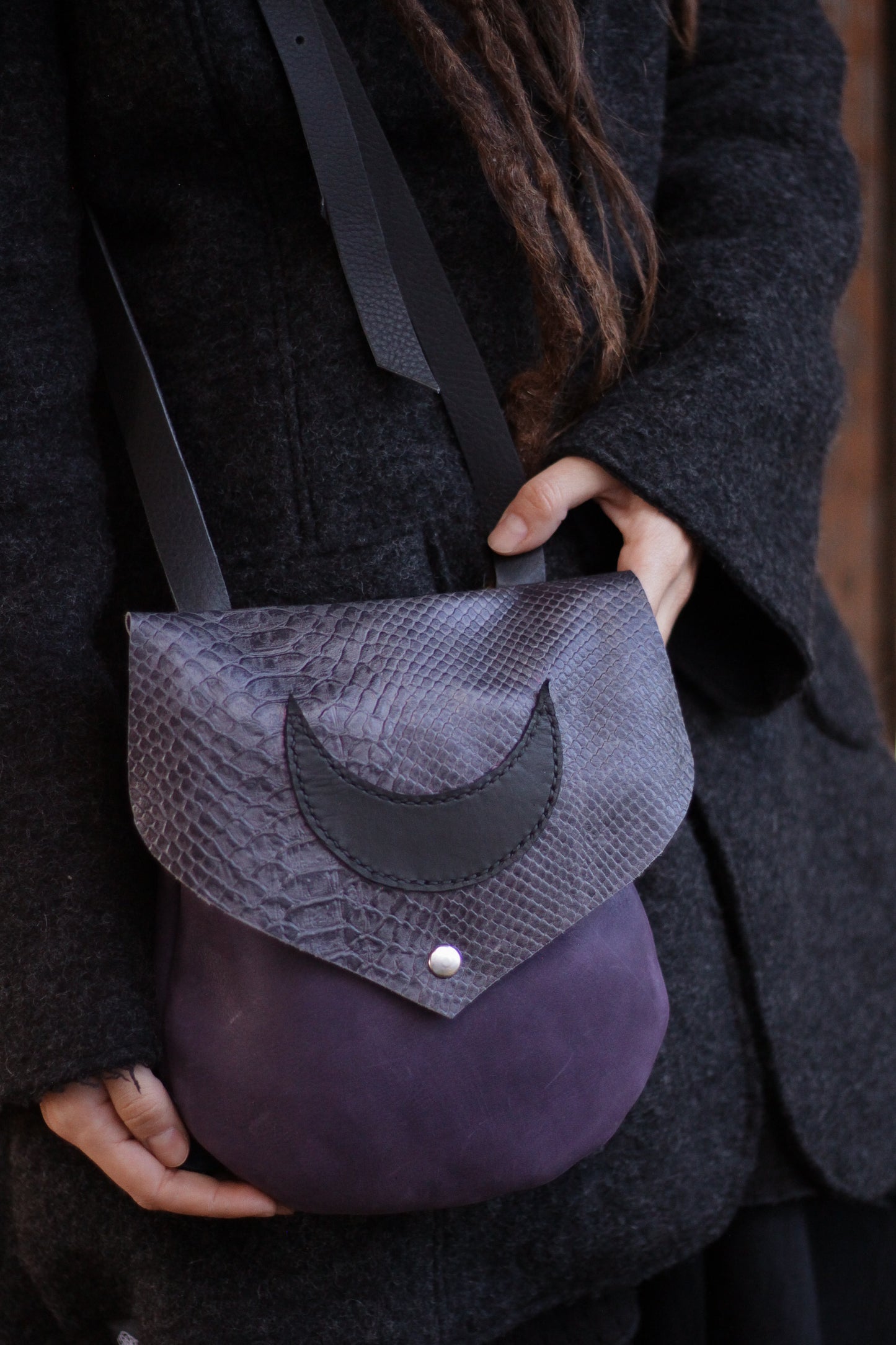 MOON Bag | Purple&Grey