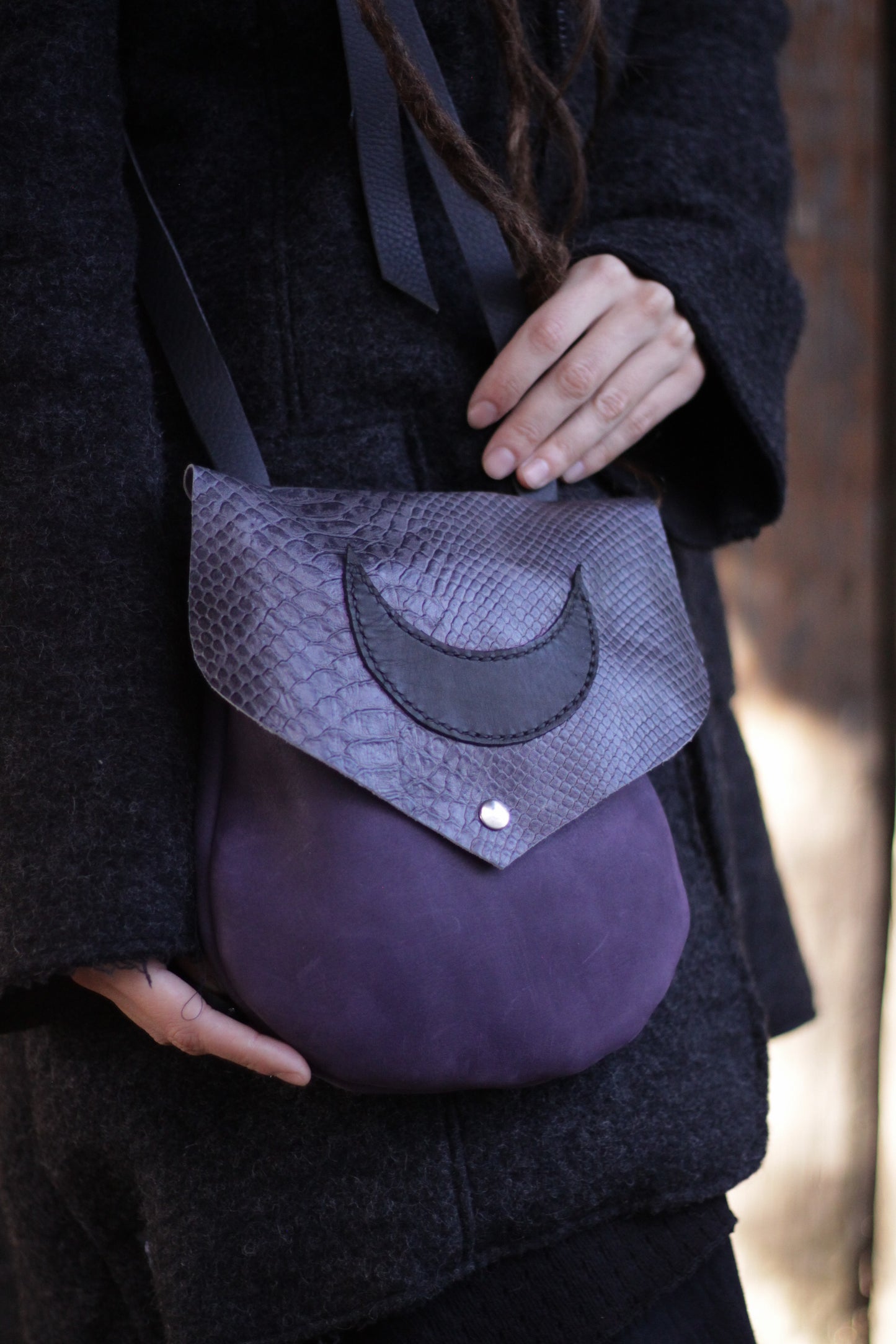 MOON Bag | Purple&Grey