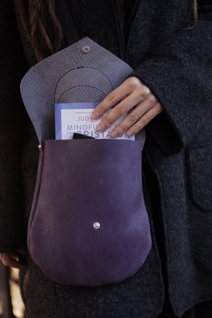 MOON Bag | Purple&Grey