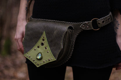 AGNI Bag | Green with Labradorite