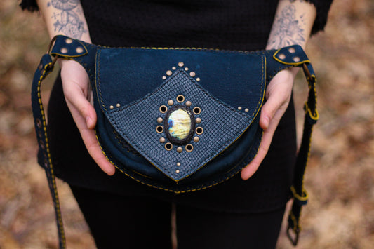 AGNI Bag | Blue with Labradorite