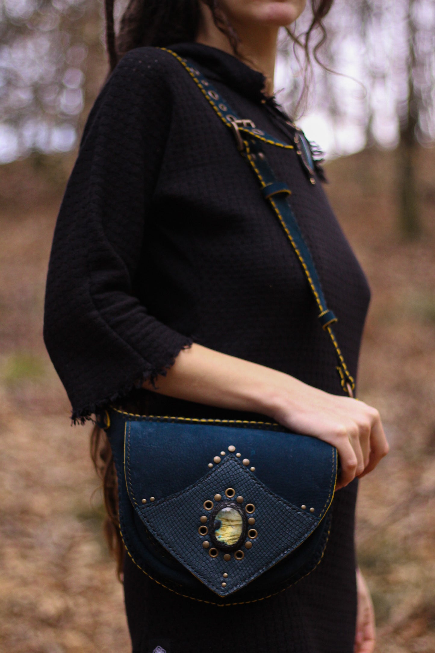 AGNI Bag | Blue with Labradorite