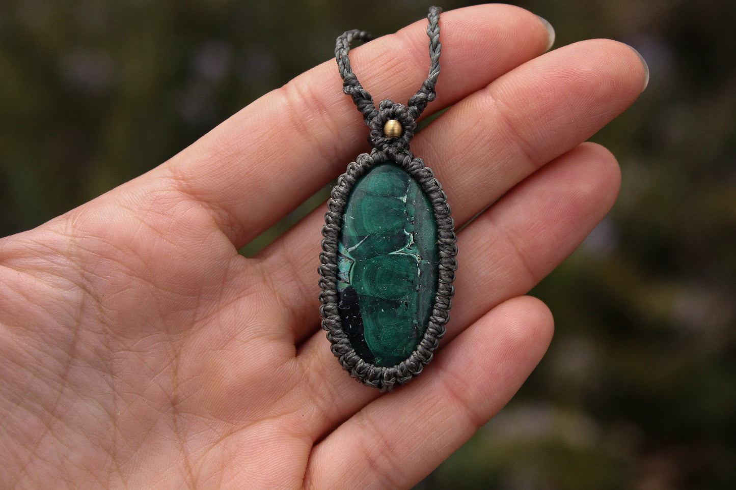 Malachite pendant