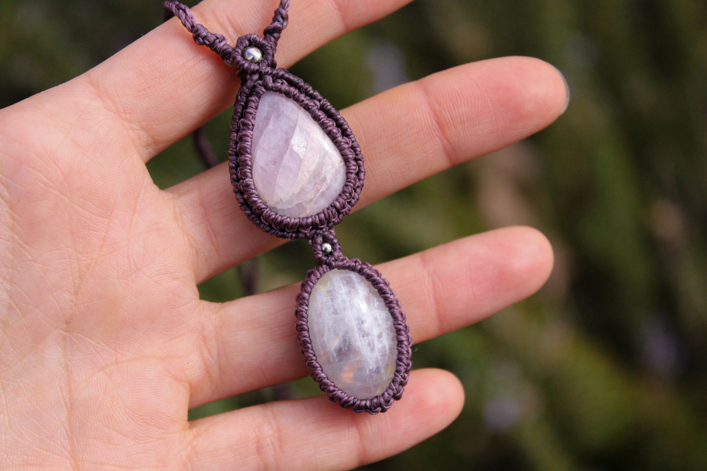 Kunzite & Moonstone pendant