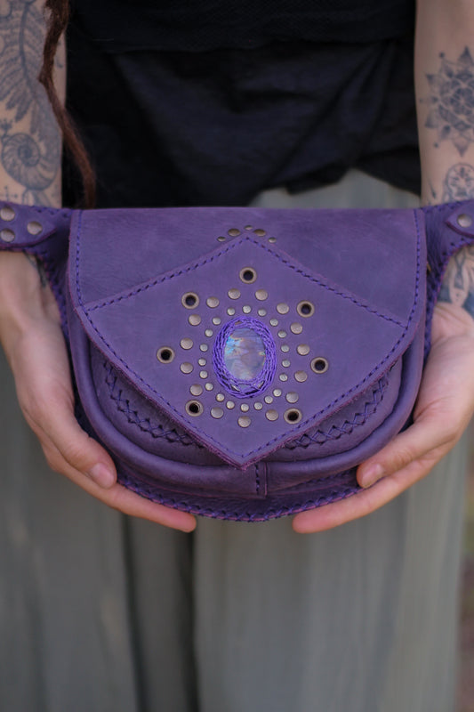 AGNI Bag | Purple with Labradorite