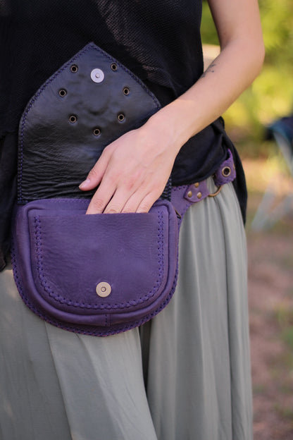 AGNI Bag | Purple with Labradorite