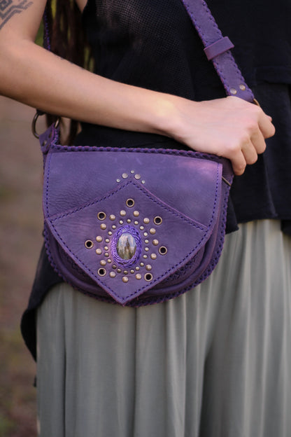 AGNI Bag | Purple with Labradorite