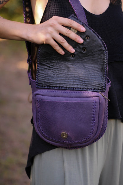 AGNI Bag | Purple with Labradorite