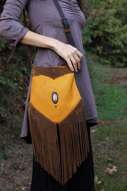 Spirit bag | Yellow & Brown
