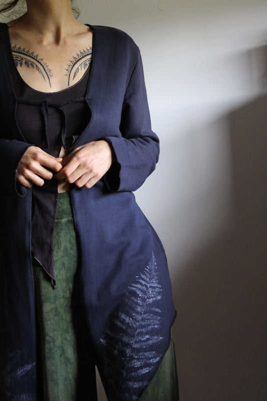 Fern Cardigan | Blue | Size S