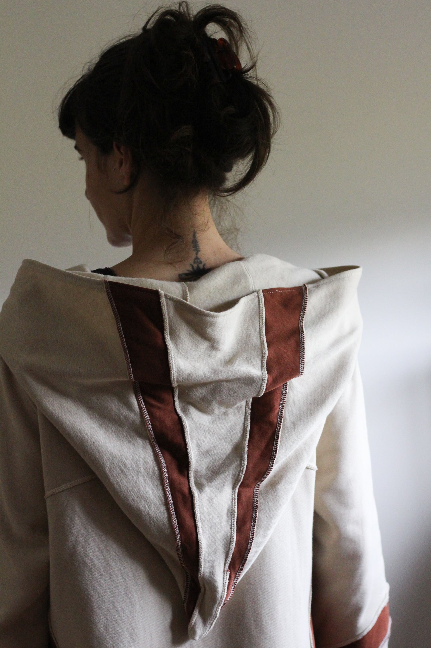 Witch Coat | Light beige & Terracota | S-M