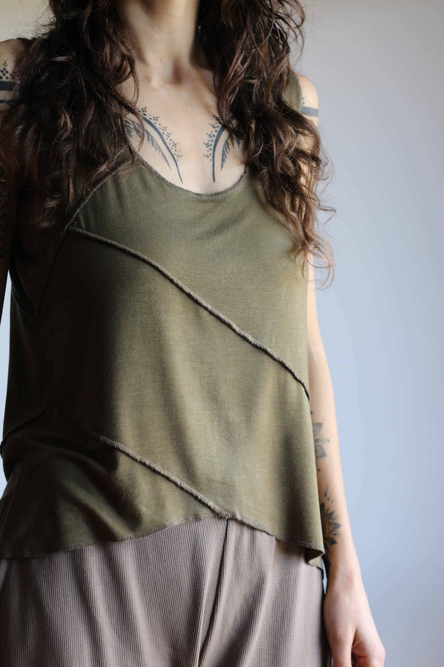 Linen Top | Green | M