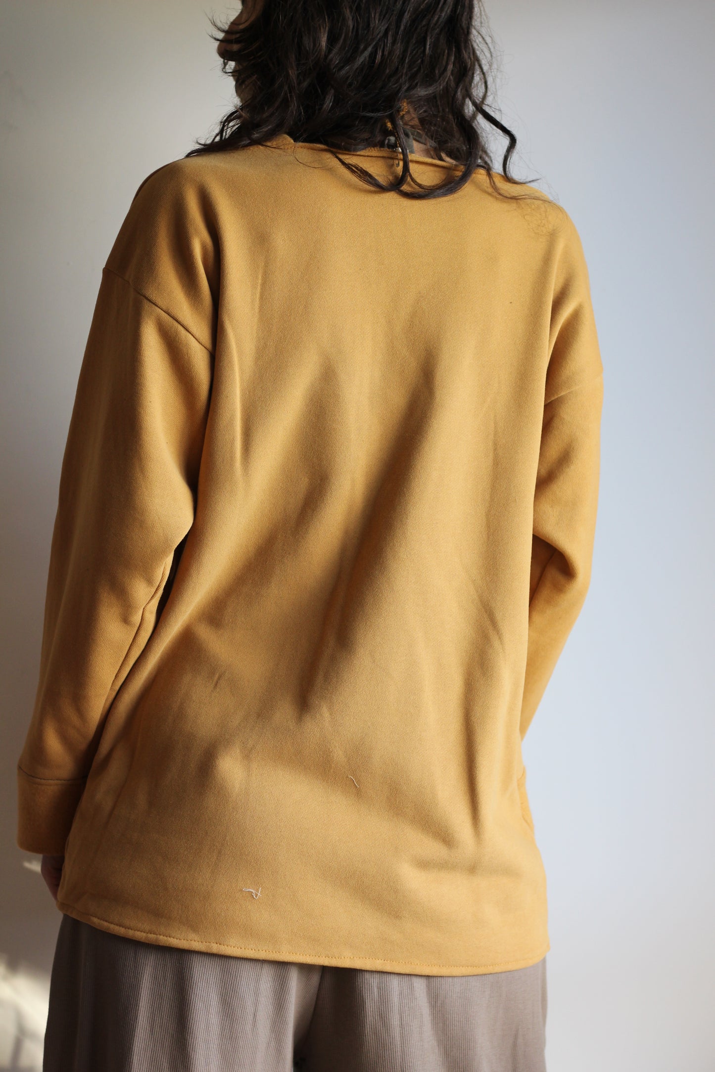 Fleece coat | Yellow | S-M