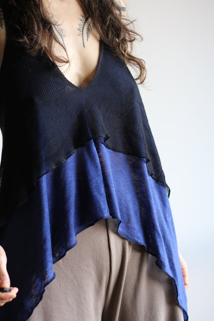 Flow top | Blue & Black | S - M