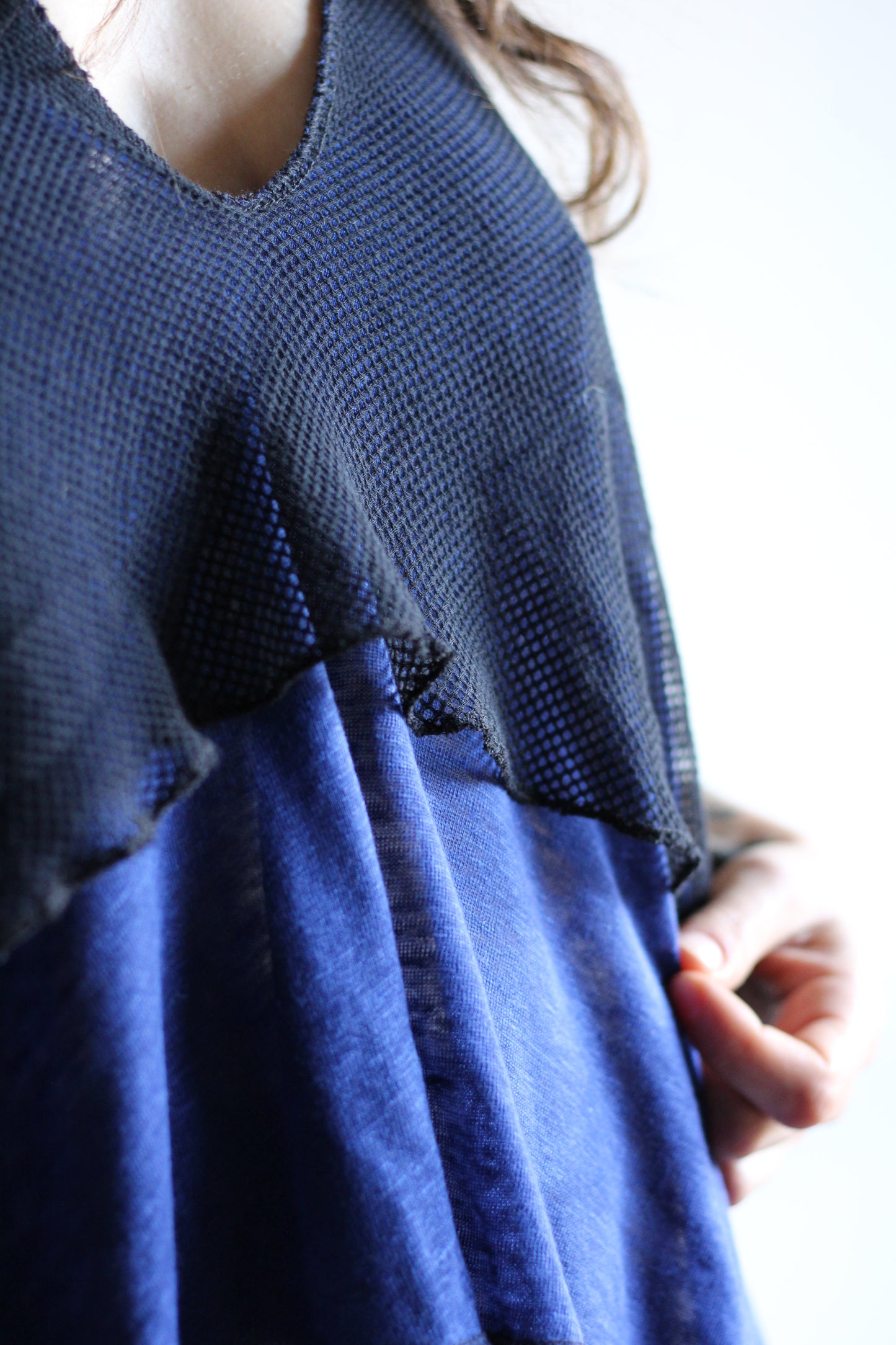 Flow top | Blue & Black | S - M