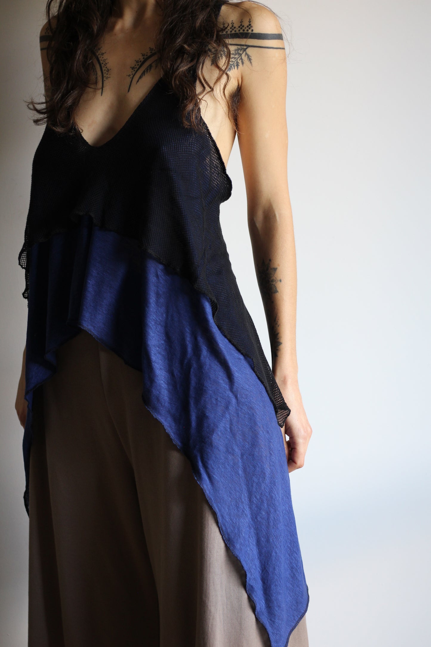 Flow top | Blue & Black | S - M