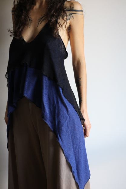 Flow top | Blue & Black | S - M