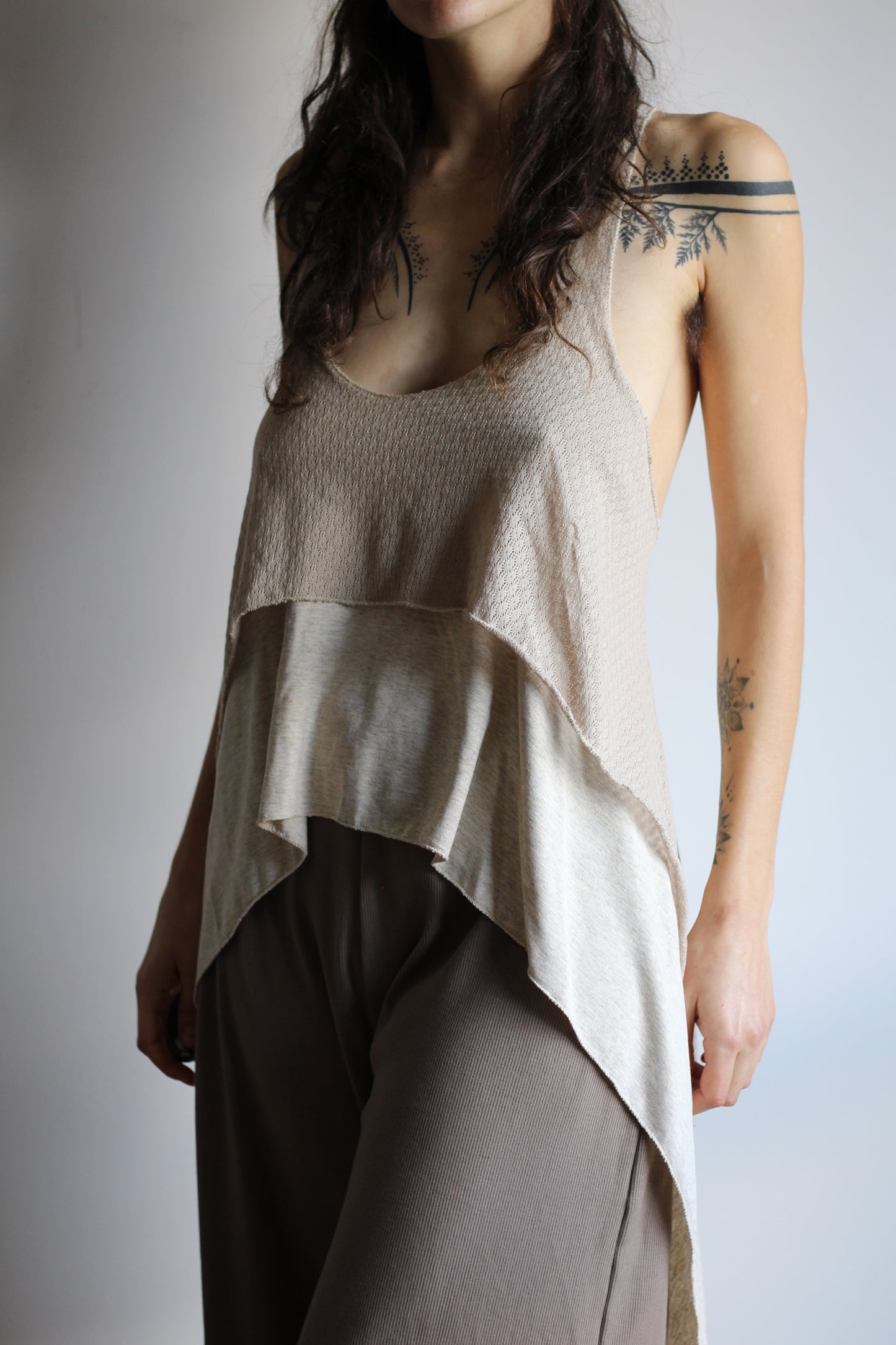 Flow top | Beige | S