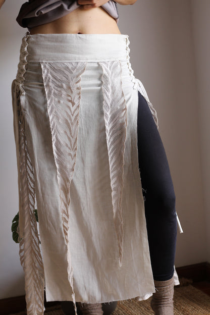 Long Painel Skirt | White | S - M